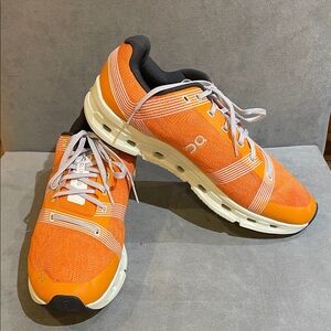 On Cloud Running Cloudtec Cloudgo Men's Size 12 Orange Athletic Shoes